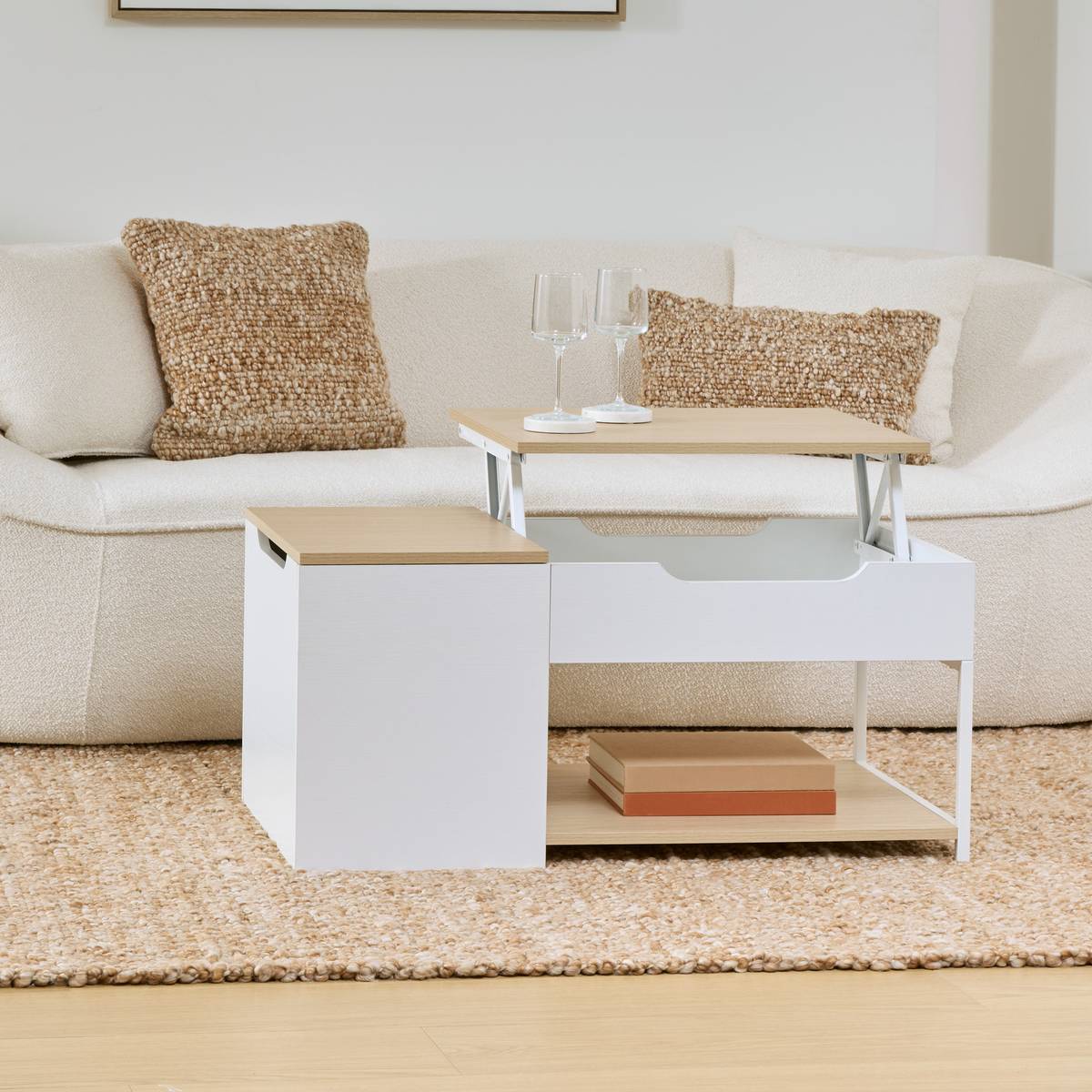 Table basse relevable luma 