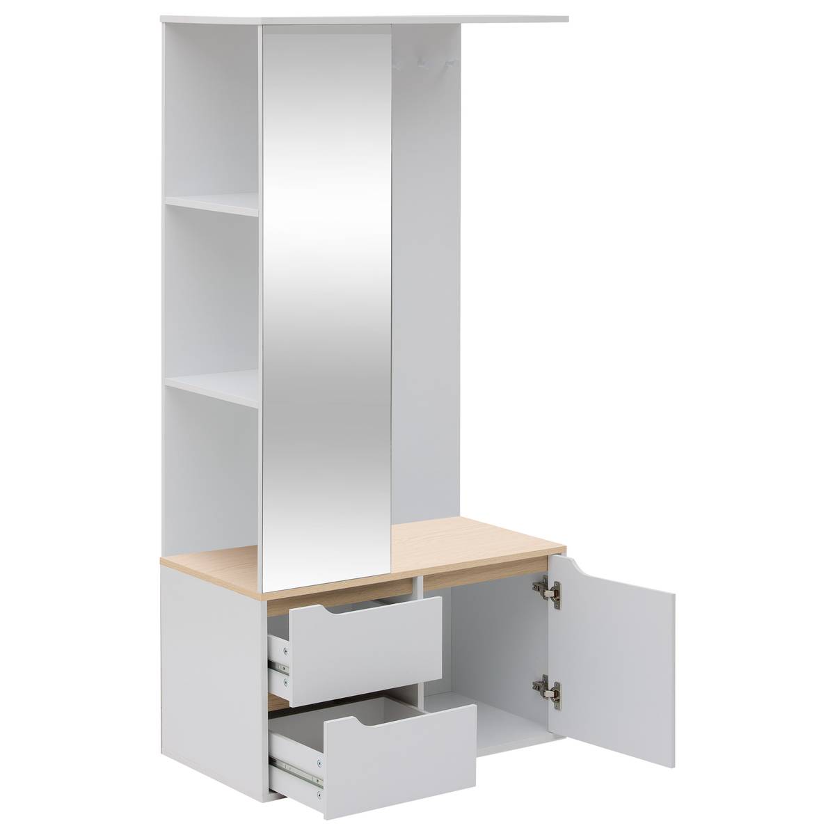 Vestiaire mtl/bois luma 