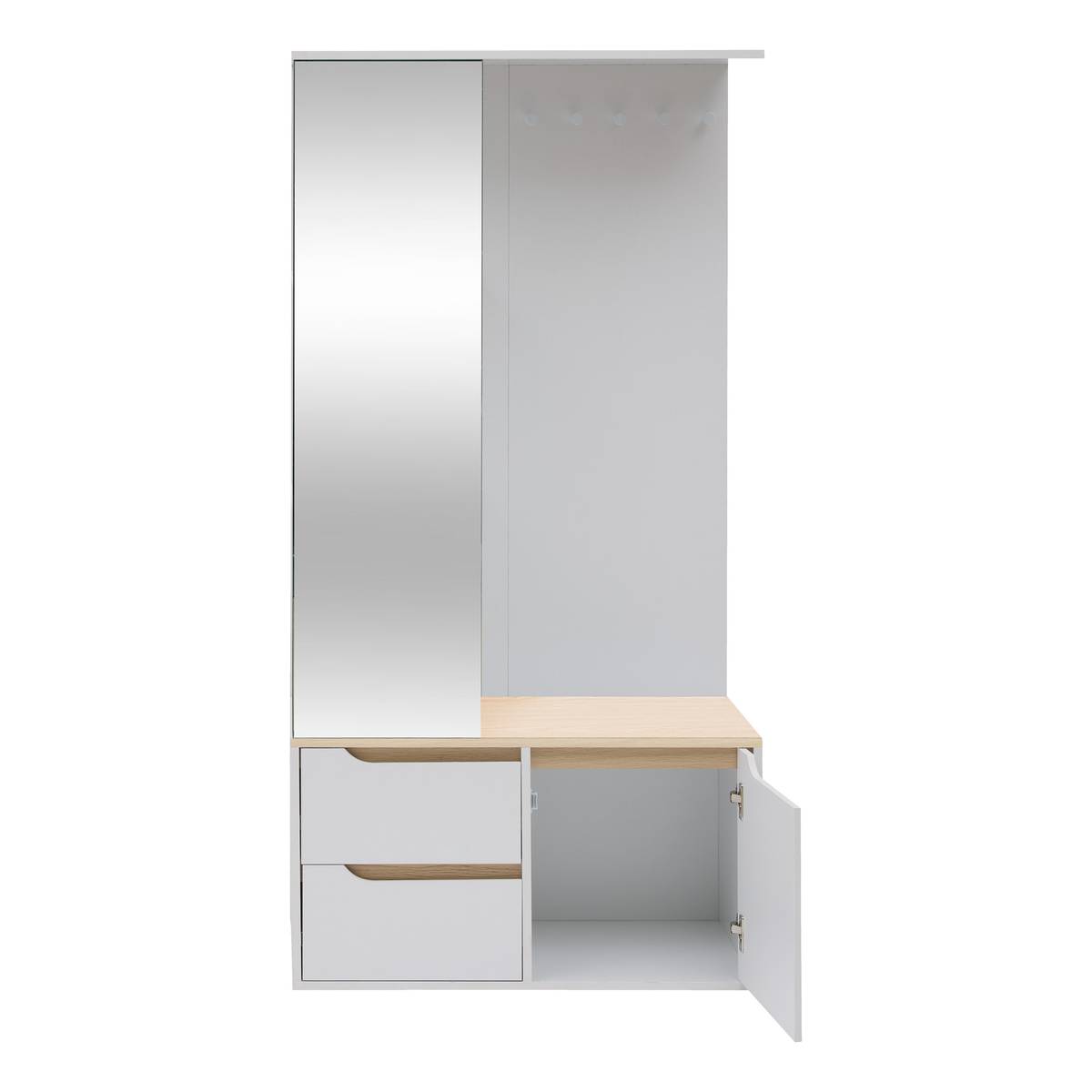 Vestiaire mtl/bois luma 