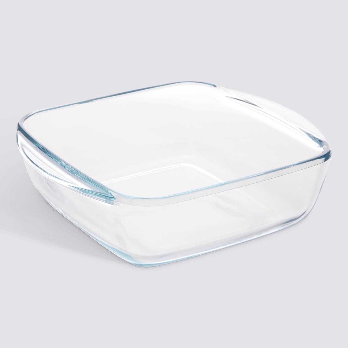 Plat verre carre2 20cm 
