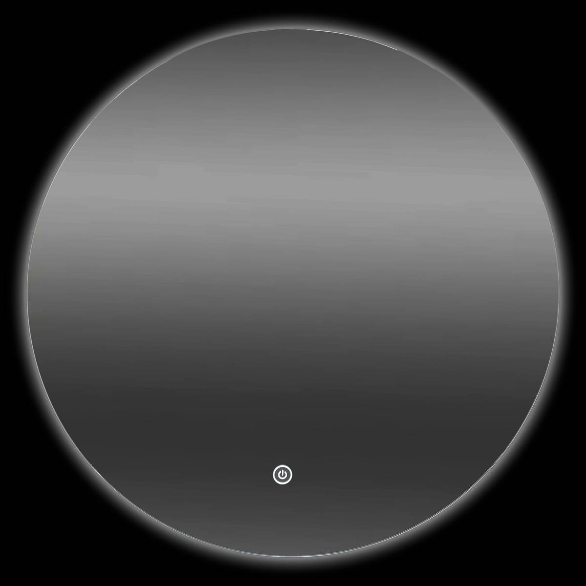 Miroir led 50cm halo rond 