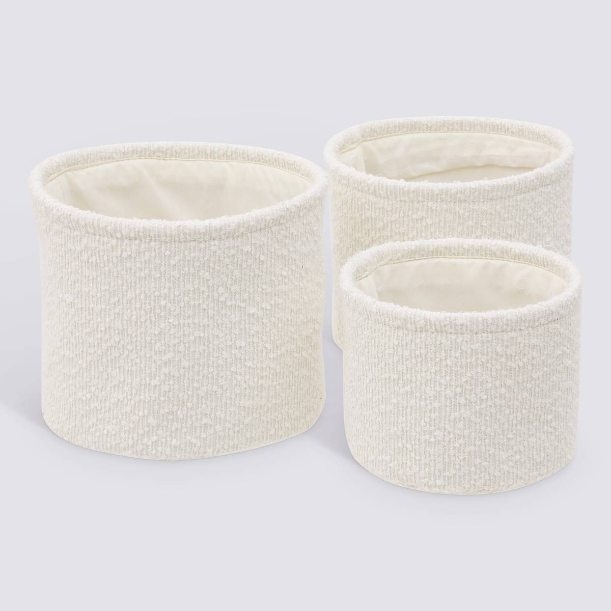 Lot panier 3p bouclette 