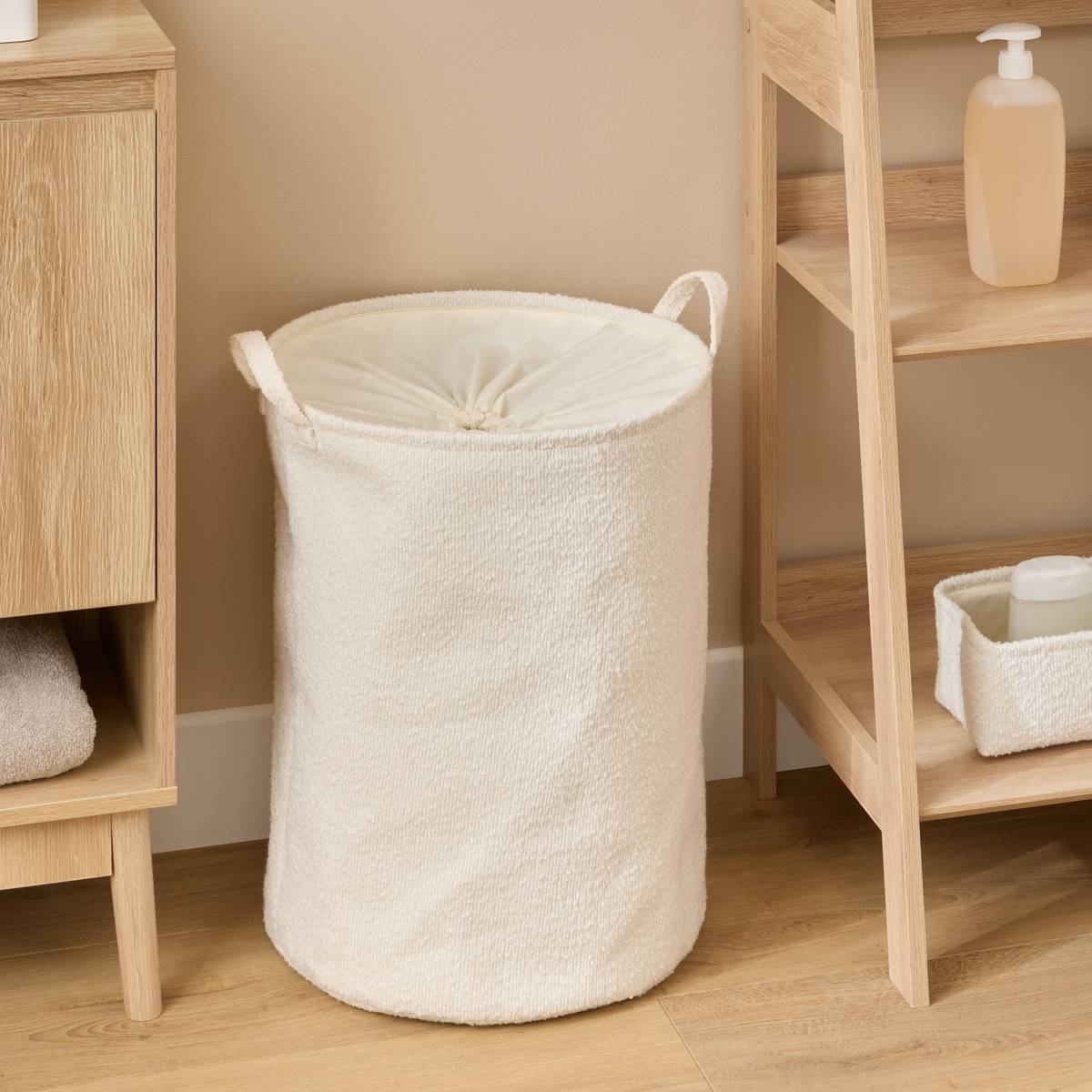 Panier linge 56l bouclette 