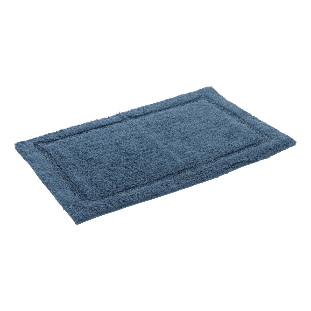 Tapis fluffy 75x50 bleu color 
