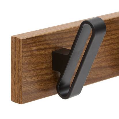 Patere 4t bois/ mtl nocca 