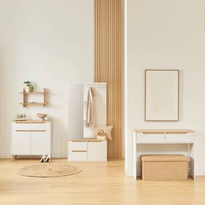 Vestiaire mtl/bois luma 