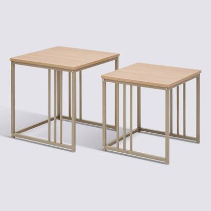Tables gigognes x2 duna 
