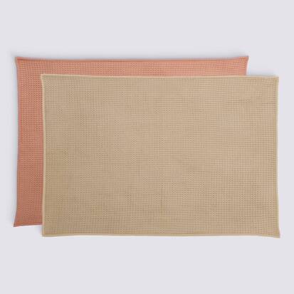 lot-de-2-chiffons-60x45-cm-beige---rose