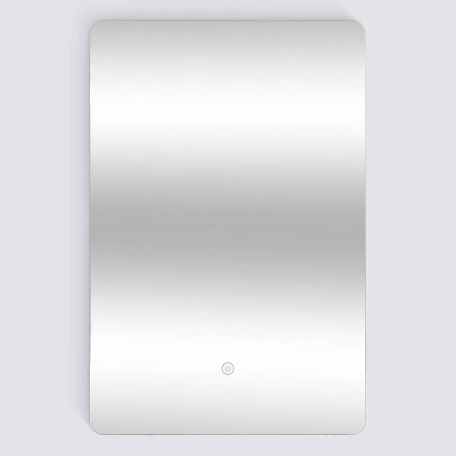 Miroir led 60x40cm halo rect 