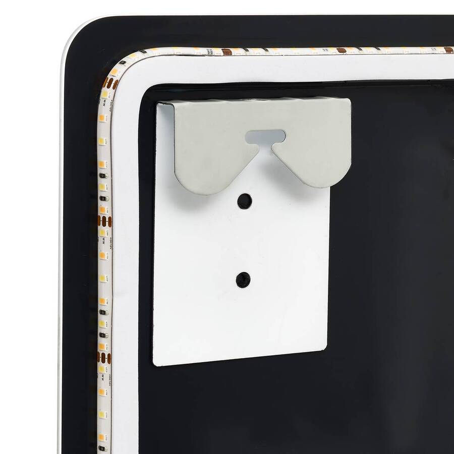 Miroir led 60x40cm halo rect 