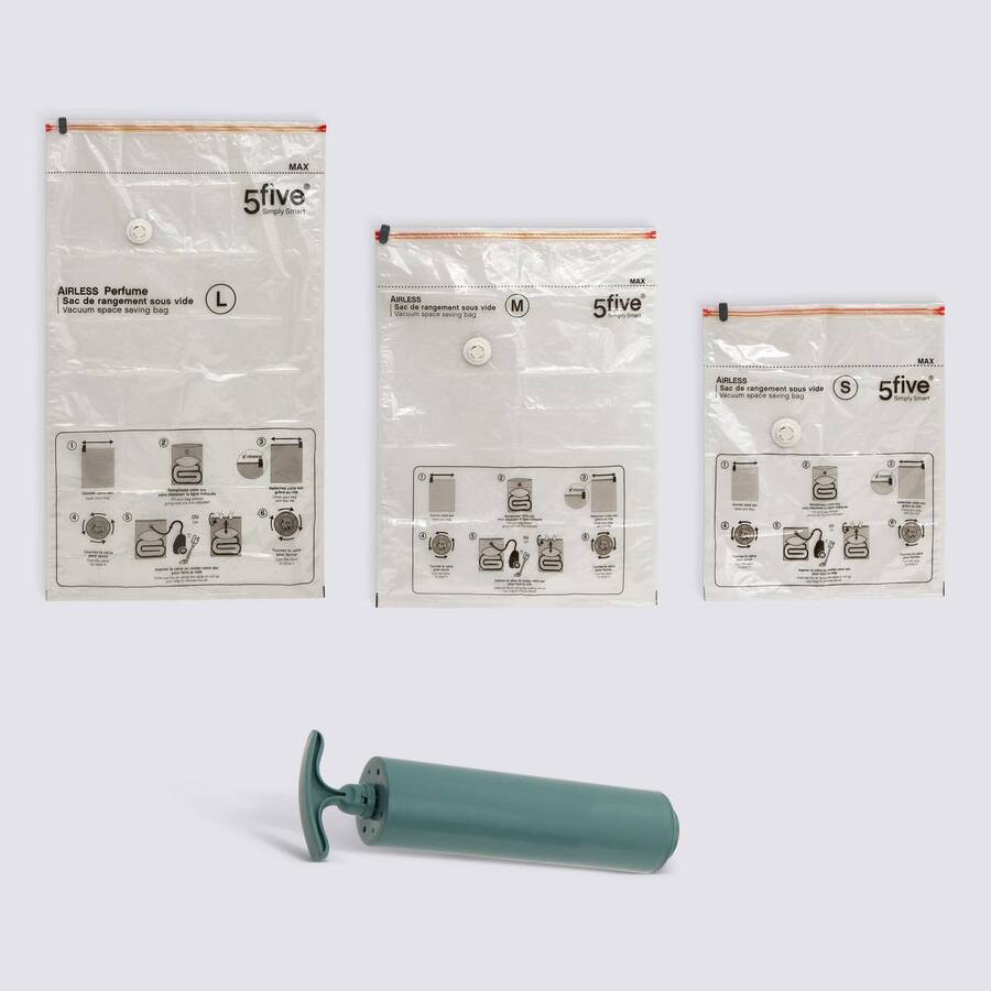 Lot sac comp airless x4 pompe 
