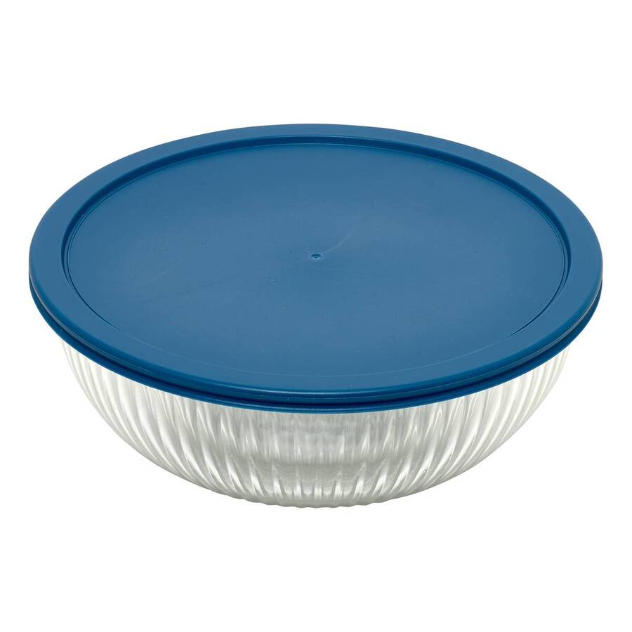 Saladiers verre + couv x5 