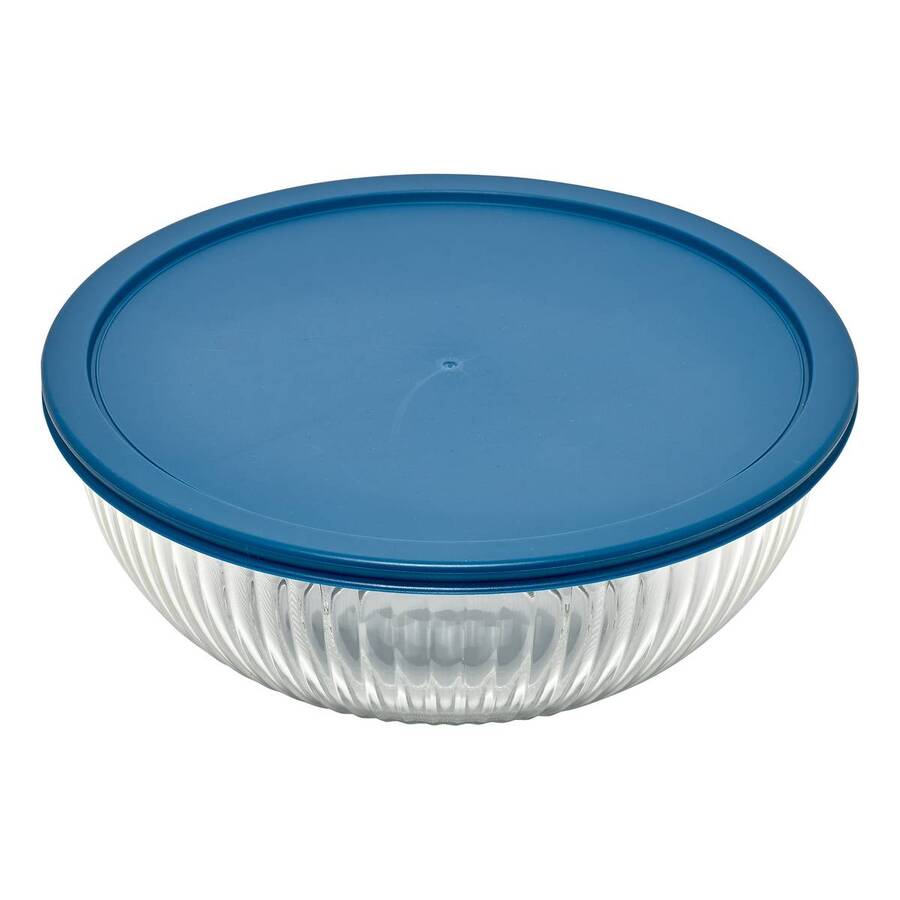 Saladiers verre + couv x5 