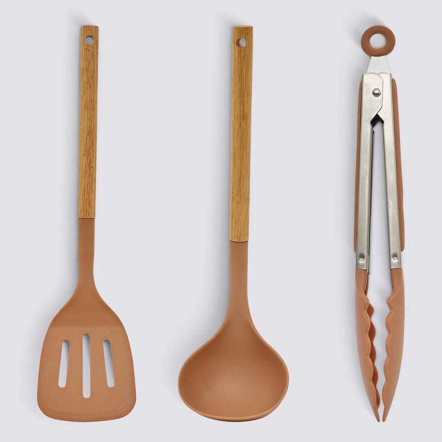 Set de 3 ustensiles de cuisine, rose blush Harmony