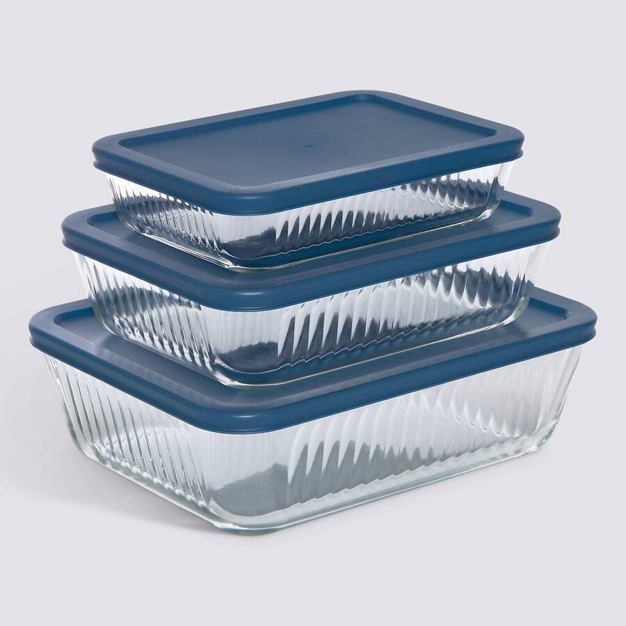 Plats a four verre + couv x3 