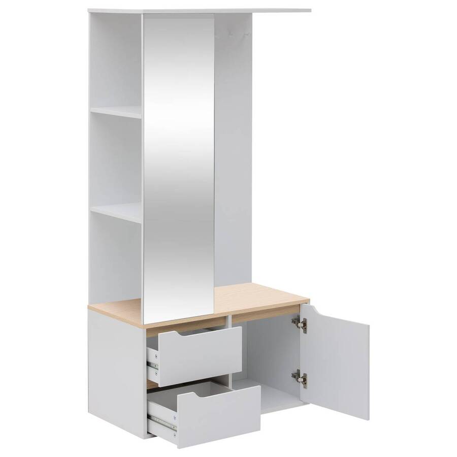 Vestiaire mtl/bois luma 
