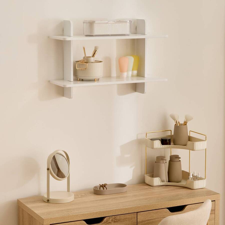 Etg murale 2niv blanc fixy 