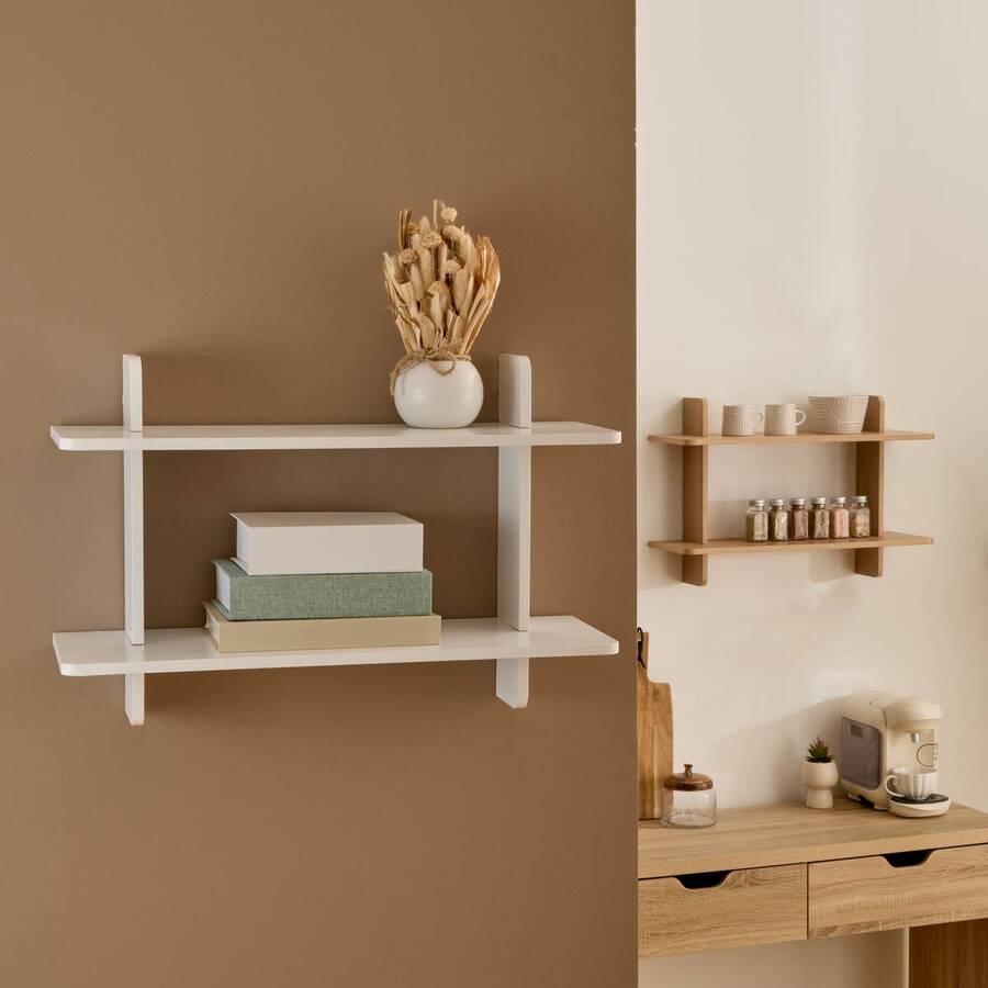 Etg murale 2niv blanc fixy 