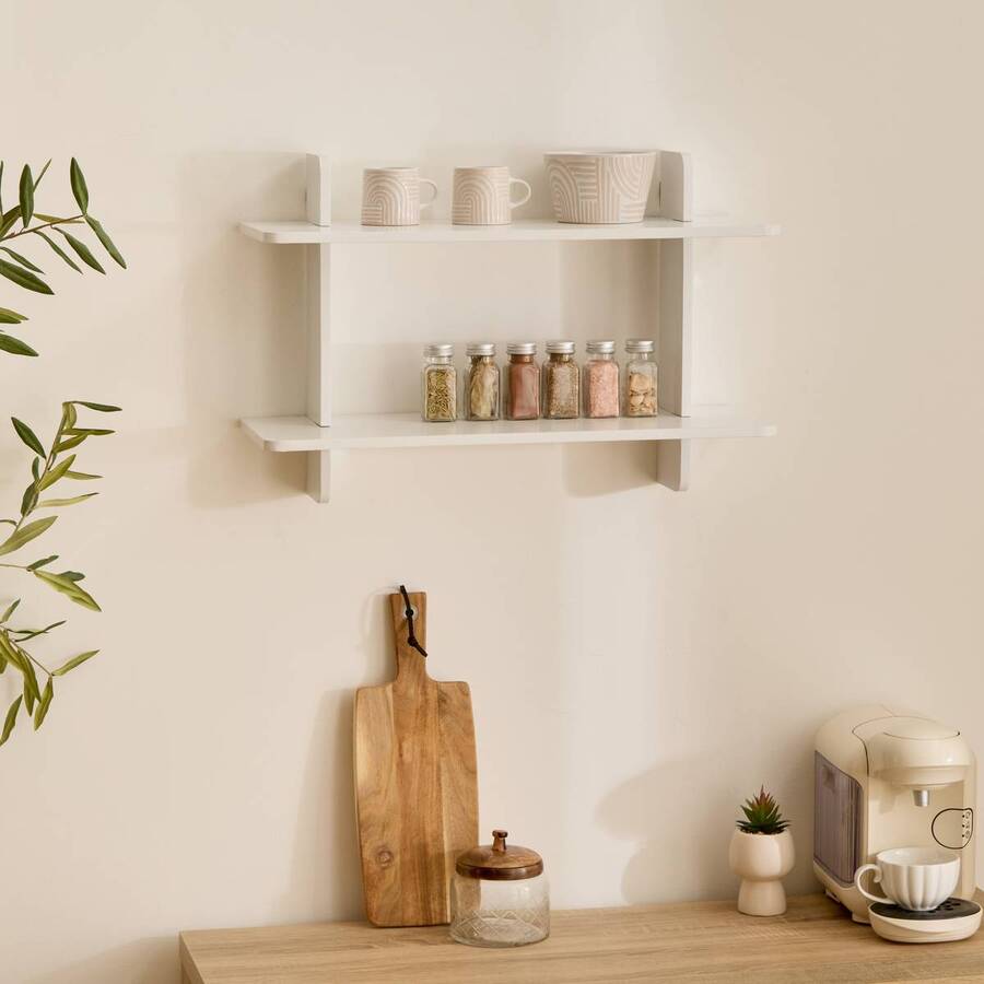 Etg murale 2niv blanc fixy 