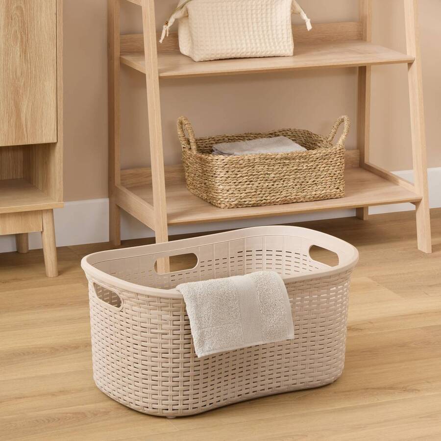 Panier linge 40l cf rattan 