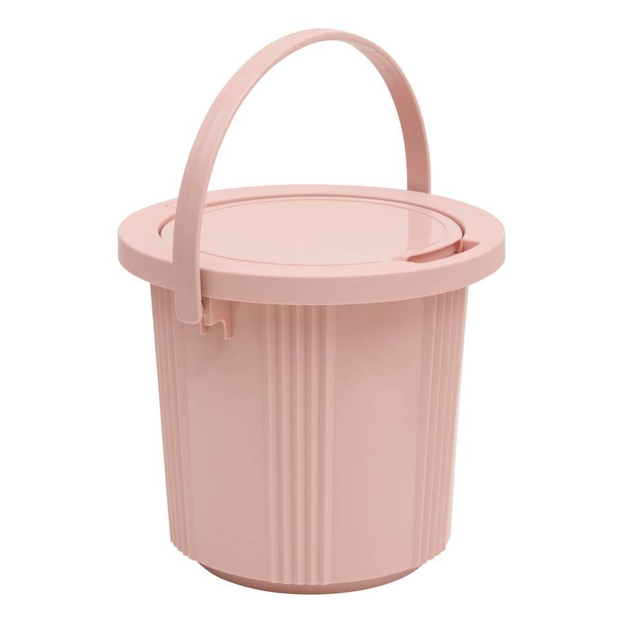 Poub compost plast10l rose 