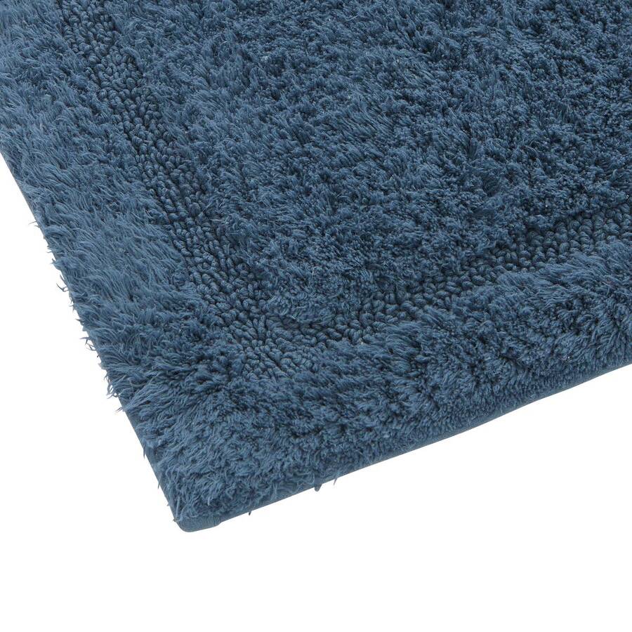 Tapis fluffy 75x50 bleu color 