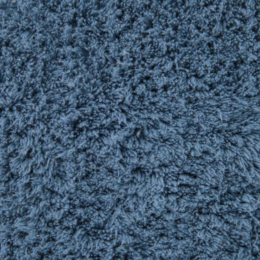 Tapis fluffy 75x50 bleu color 