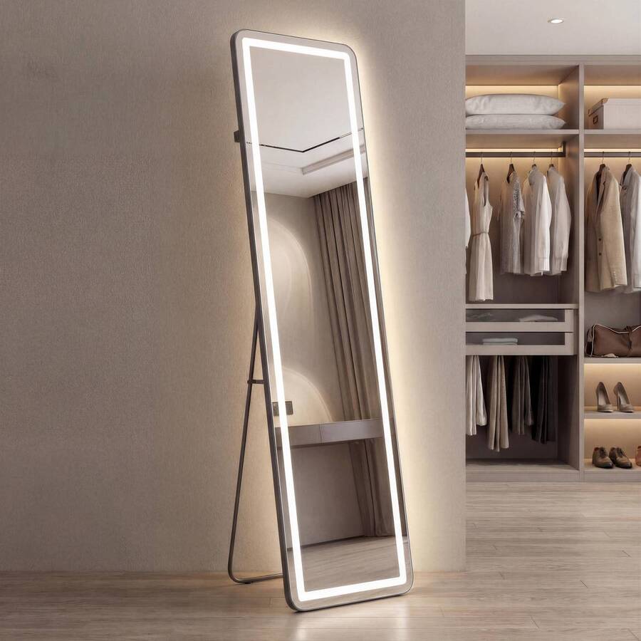 Miroir pd led 150x40 blackli 