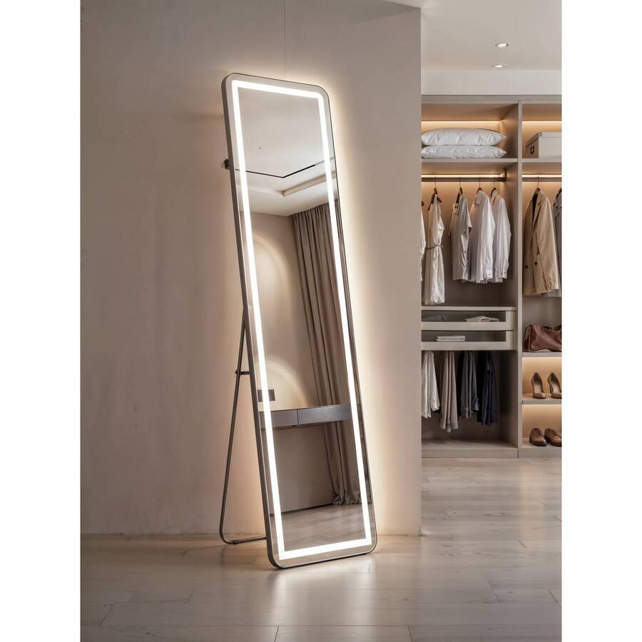 Miroir pd led 150x40 blackli 