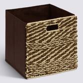 Boite rgt 31x31 marron noela 