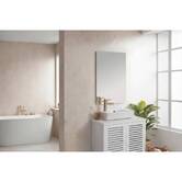 Miroir led 60x40cm halo rect 