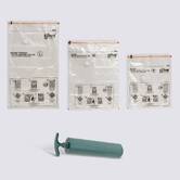 Lot sac comp airless x4 pompe 