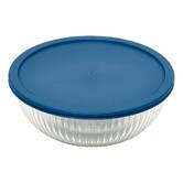 Saladiers verre + couv x5 
