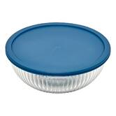 Saladiers verre + couv x5 