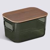 Boite bois 0,8l vert lycia 