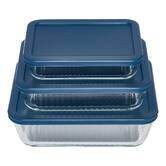 Plats a four verre + couv x3 