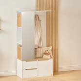 Vestiaire mtl/bois luma 