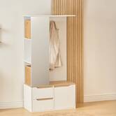 Vestiaire mtl/bois luma 