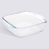 Plat verre carre2 20cm 