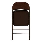 Chaise marron flexy+ velvy 