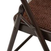 Chaise marron flexy+ velvy 