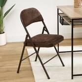 Chaise marron flexy+ velvy 