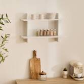 Etg murale 2niv blanc fixy 