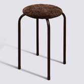 Tabouret empil marron velvy 