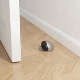 Stop porte inox adhesifs x4 
