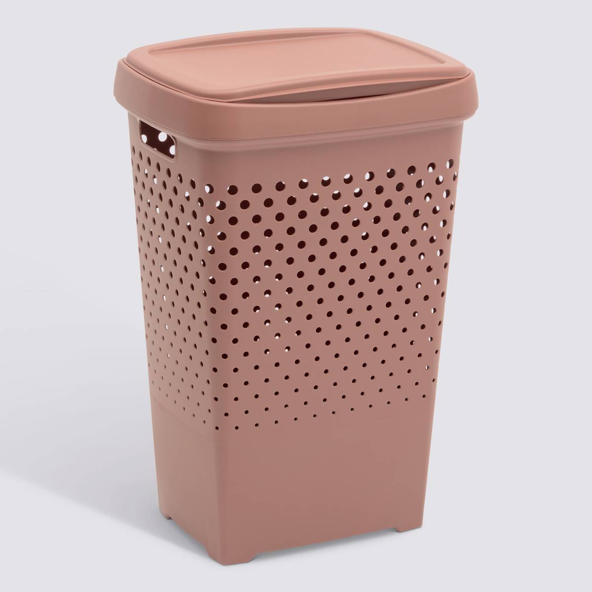 Corbeille à linge, 70l, terracotta