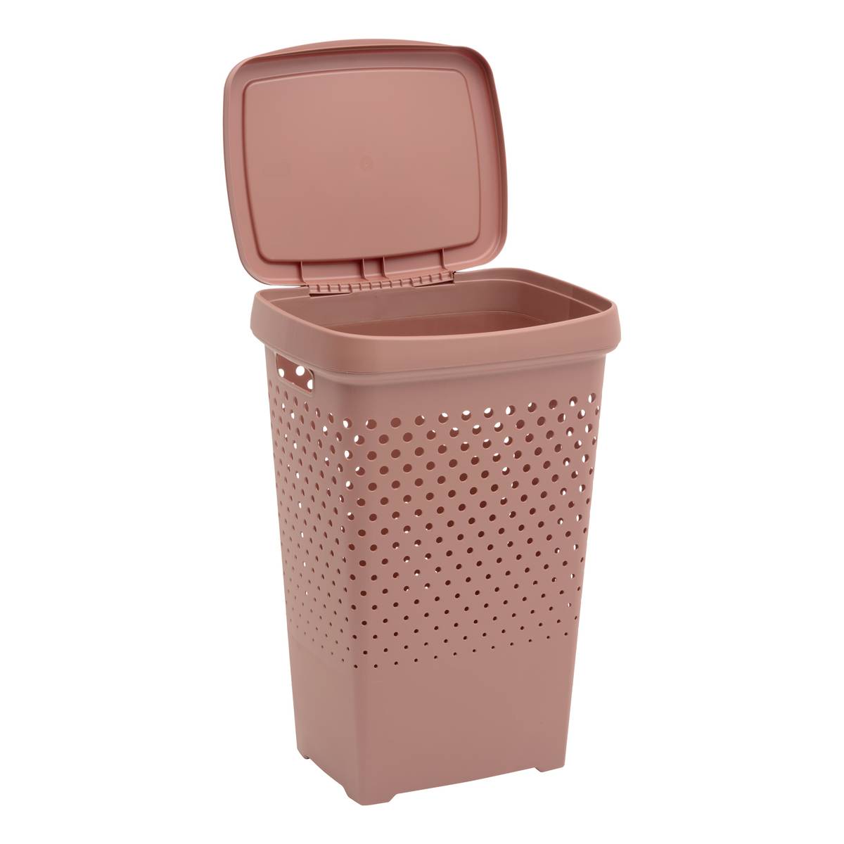 Corbeille à linge, 70l, terracotta