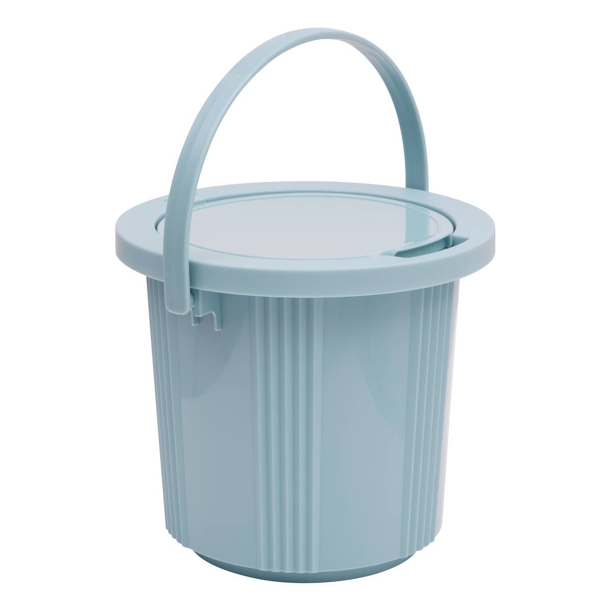 Poub compost plast 10l bleu 