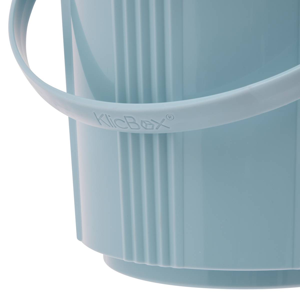 Poub compost plast 10l bleu 