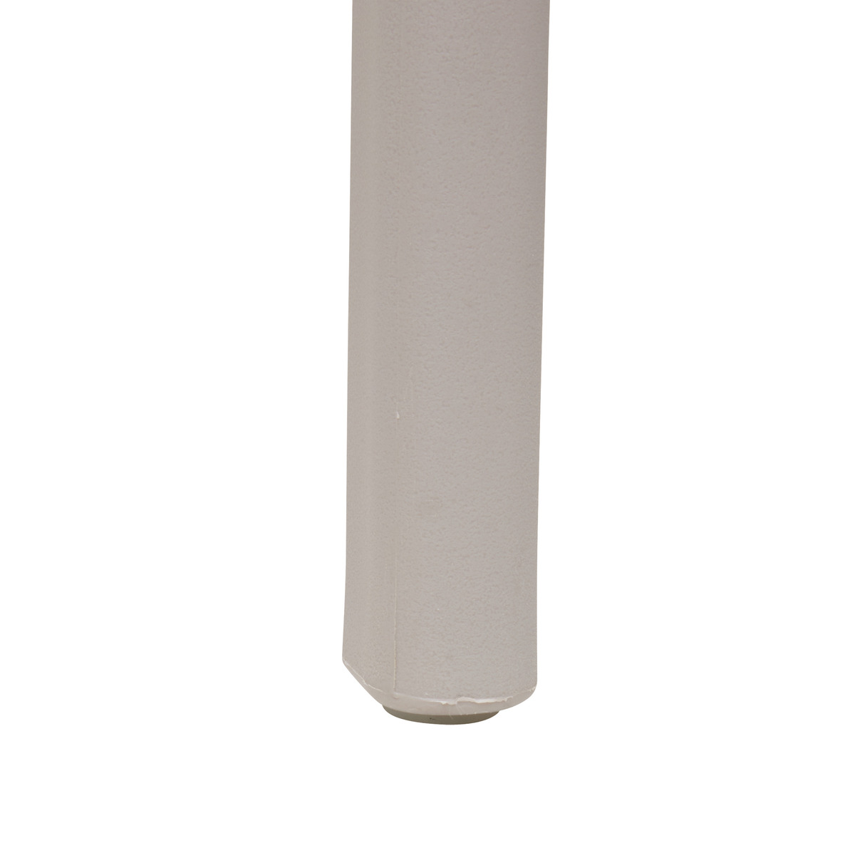 Lot de 4 chaises empilables plastique, taupe Plasta